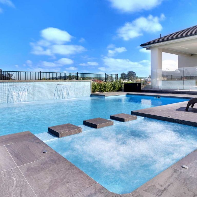 Another stunning pool and spa combo