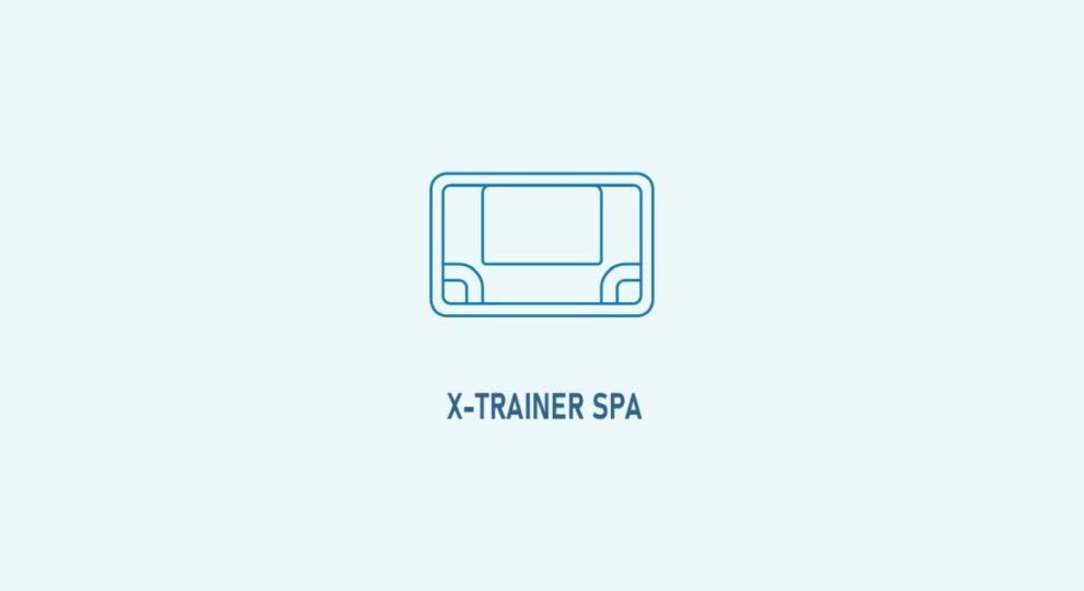 Compass Pool X Trainer Spa Outline