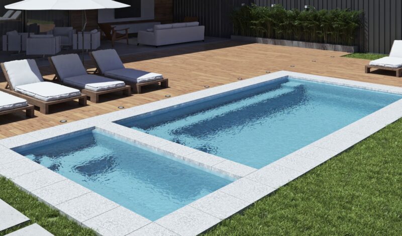 Compass Pools Australia Sanctuary 7.9 Pool Combo