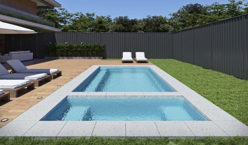 Compass Pools Sanctuary 7.9 Pool Combo 02