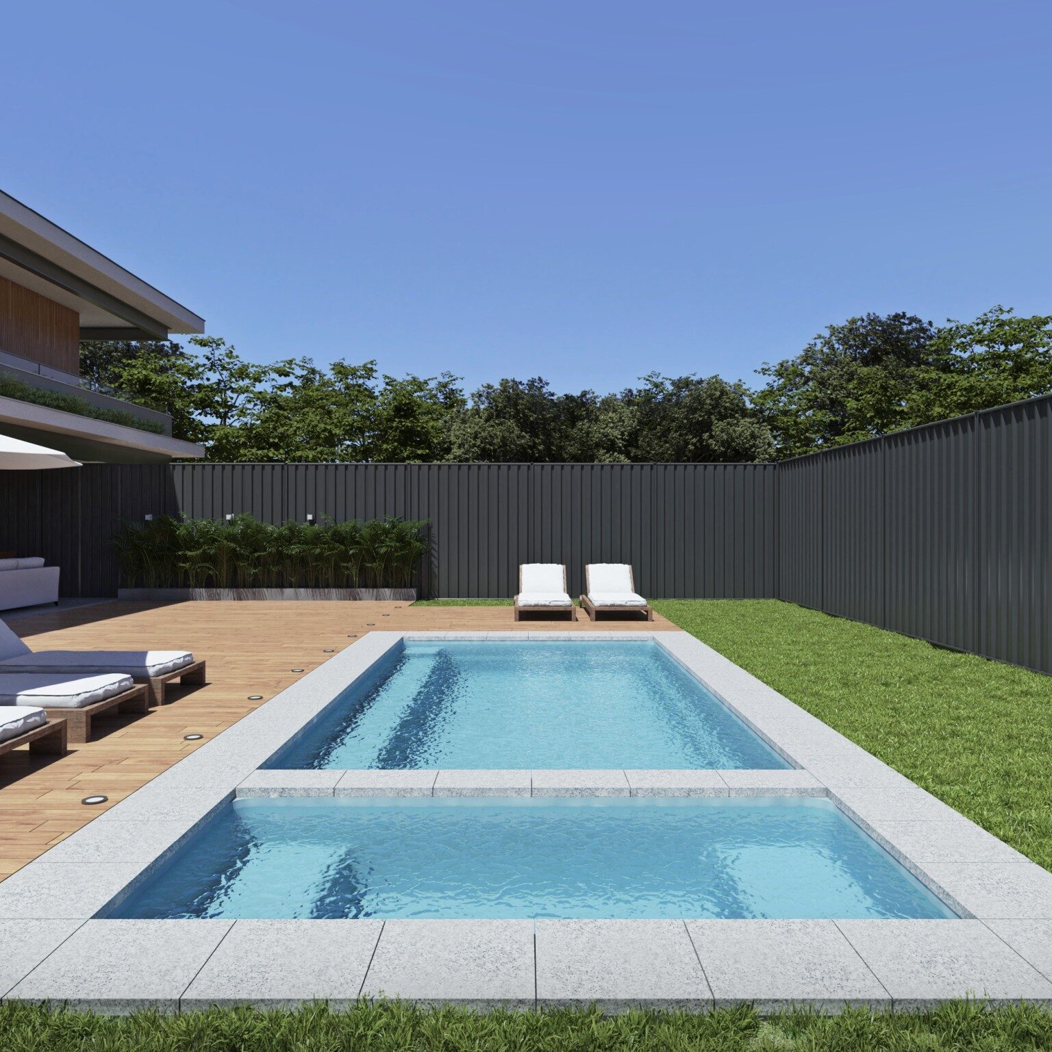 Compass Pools Sanctuary 7.9 Pool Combo 02